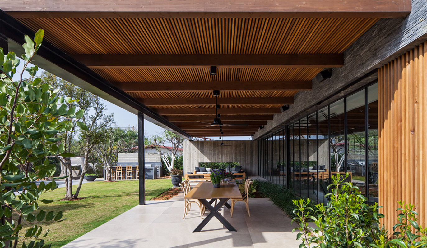 פרגולת עץ ארז