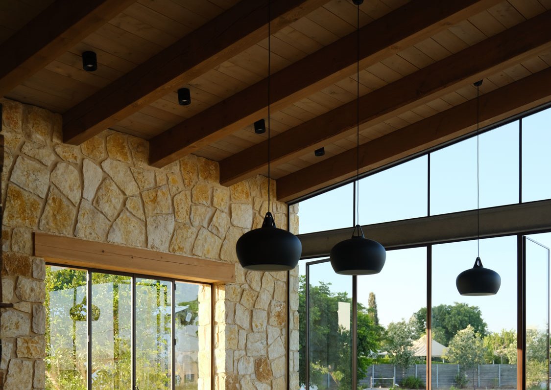 Ringwood timber frame roof project casa de pietra kitchen interior new