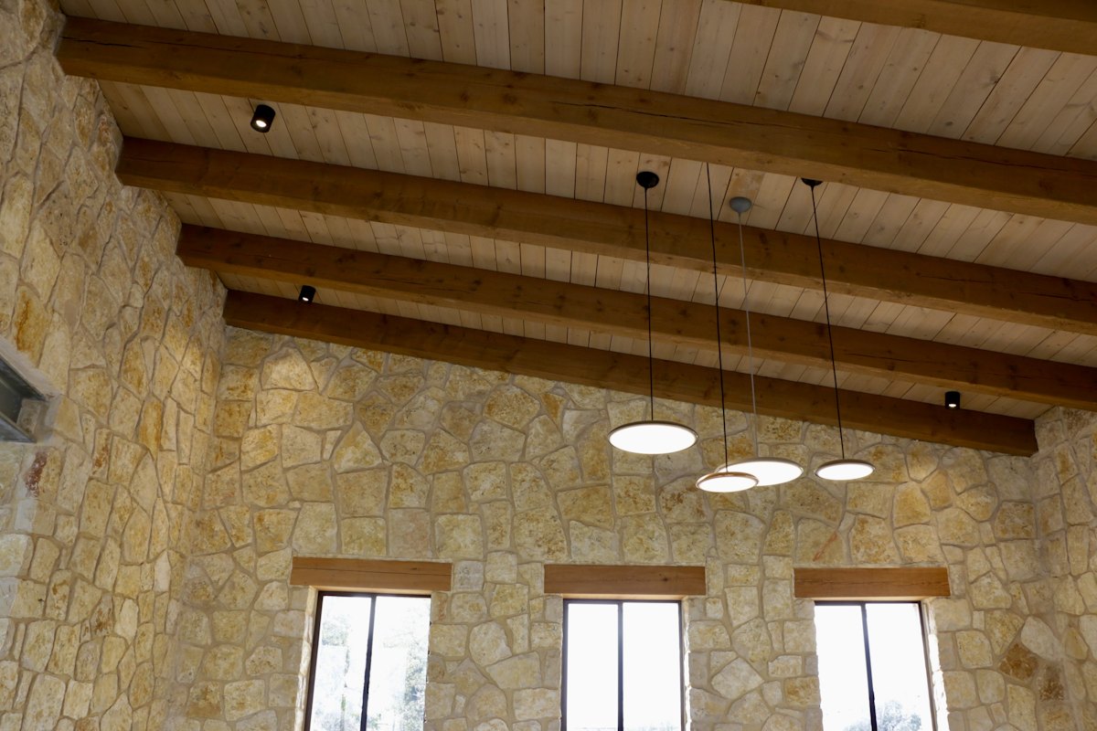 Ringwood timber roof project casa de pietra interior roof detail
